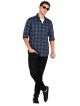 Tommy Hilfiger Checkered Spread Collar Casual Shirt